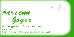 adrienn goger business card